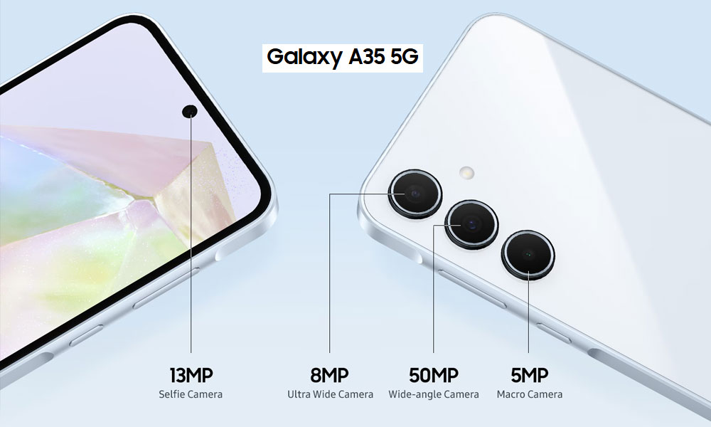 مقایسه دوربین های گوشی A35 و A36